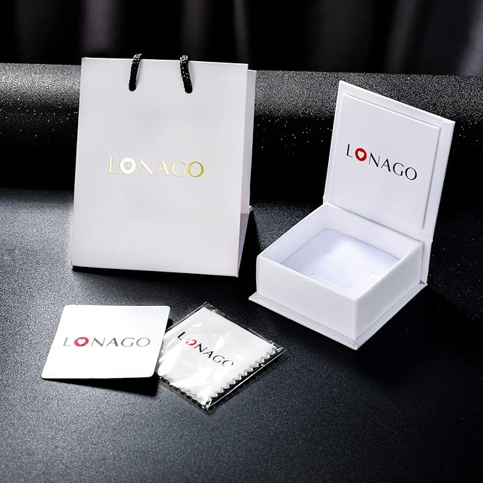 LONAGO Cat Initial Pendant Necklace Silver A to Z Letters Alphabet Necklace Gift for Women