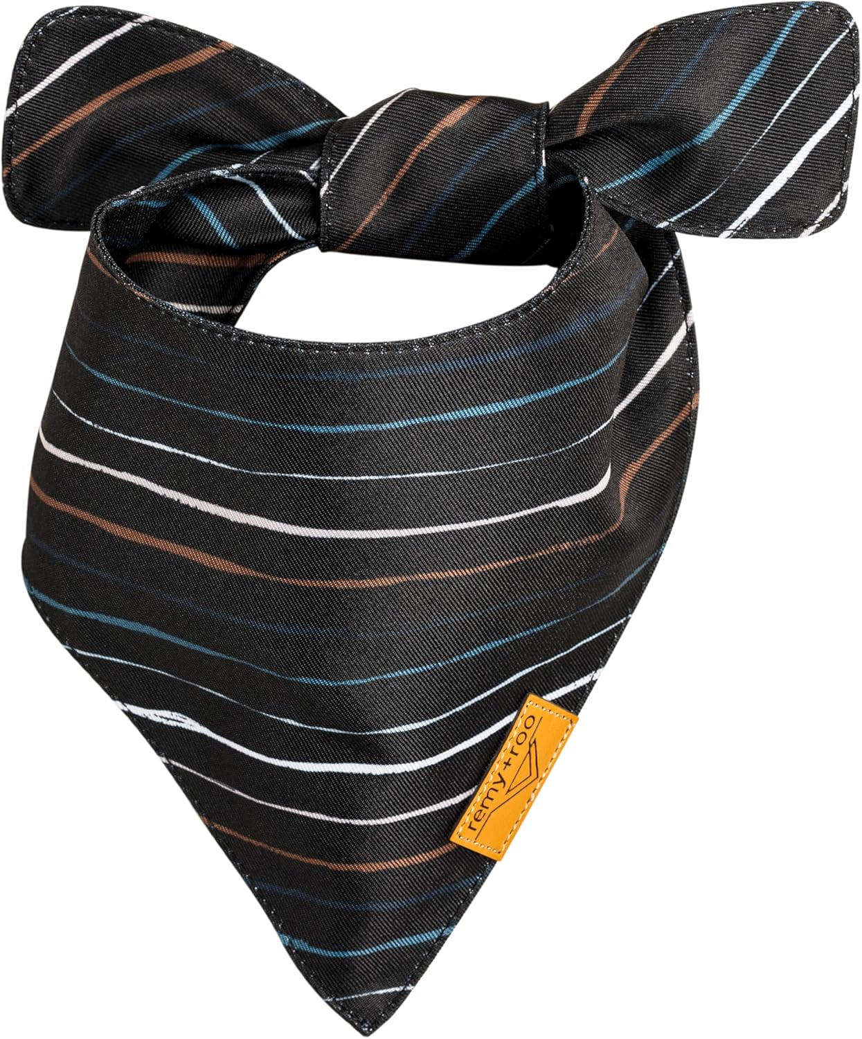 Remy+Roo Large Summer Dog Bandanas - 4 Pack Powell Set | Premium Durable Adjustable Polyester Fabric | Patented Shape Boy Dog Bandanas | Pack of Bandanas for Dogs