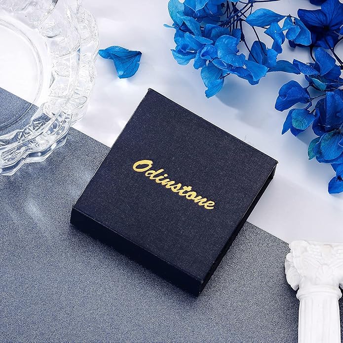 Odinstone Cat Necklace, S925 Sterling Silver Cat on Moon Pendant with Cubic Zirconia, Cat Jewelry Mothers Day Gifts for Mum with Gift Package - I Love You Forever