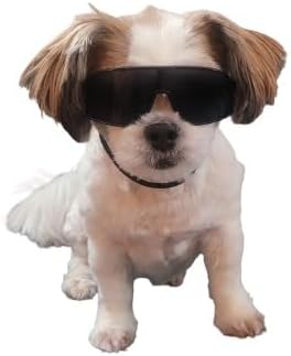 G029 Small Dog Breed 8-18lbs Pet Puppy Cat Sports Turbo Sunglasses (Sport Turbo Black)