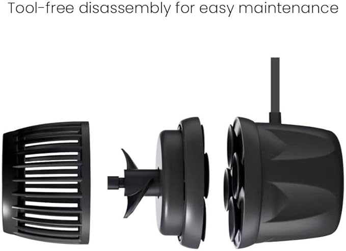 DMP-Series Aquarium Wave Maker Pump (DMP-40) – Submersible Circulation Pump for Saltwater Marine Reef Tanks, Bluetooth App Control & Smart Controller Included