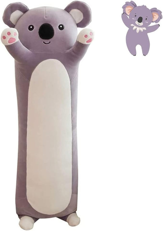 Long Plush Koala Toy Stuffed Animal Pillow Body Pillow Gift for Kids and Girls (130cm/51.1in)