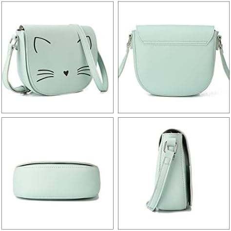 Gladdon Crossbody Bags for Teen Girls Small Fashion Preteen Purses Cat Birthday Gift for Girl