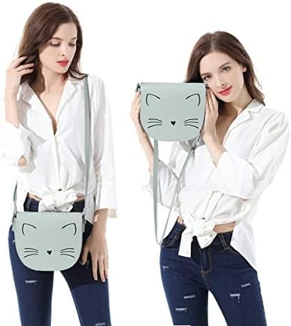 Gladdon Crossbody Bags for Teen Girls Small Fashion Preteen Purses Cat Birthday Gift for Girl