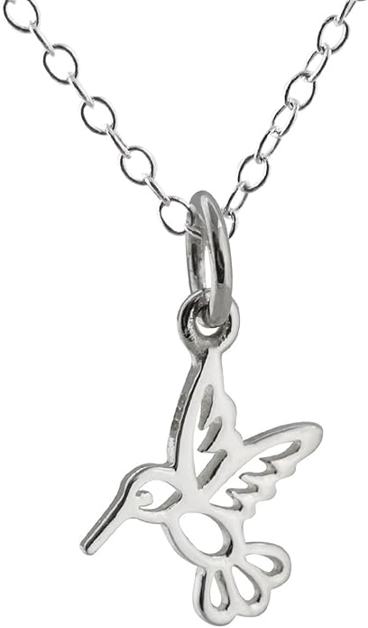 FashionJunkie4Life Sterling Silver Bird Pendant Necklaces for Women