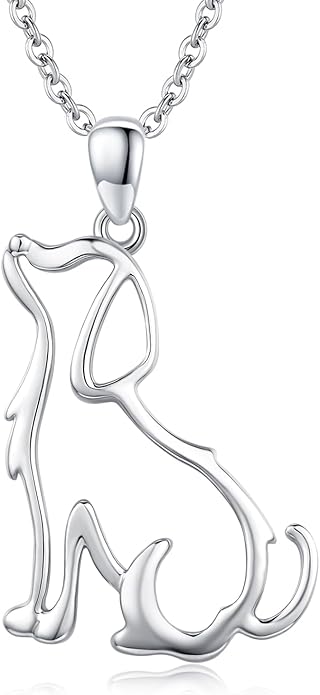 Animal Necklace for Women Girls 925 Sterling Silver Cat/Dog/Monkey/Sloth Pendant Necklace Cute Animal Jewelry Gift for Women Girls