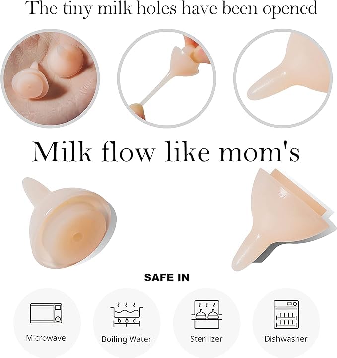 Silicone Feeding Nipples and Syringes for Newborn Kittens, Puppies, Small Animals, Rabbits Dongdong pet