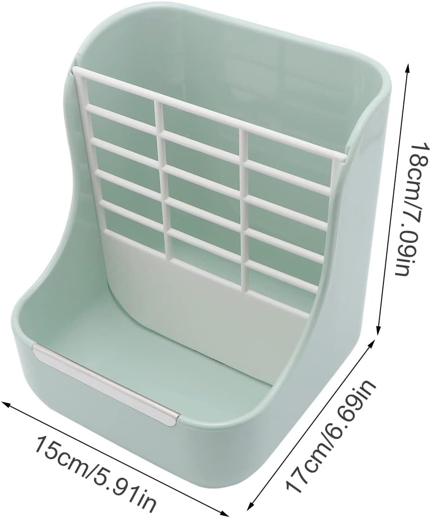 Litewoo Rabbit Hay Feeder Food Bowl Feeding Rack for Small Animal Guinea Pig Chinchilla Bunny Cage Accessories
