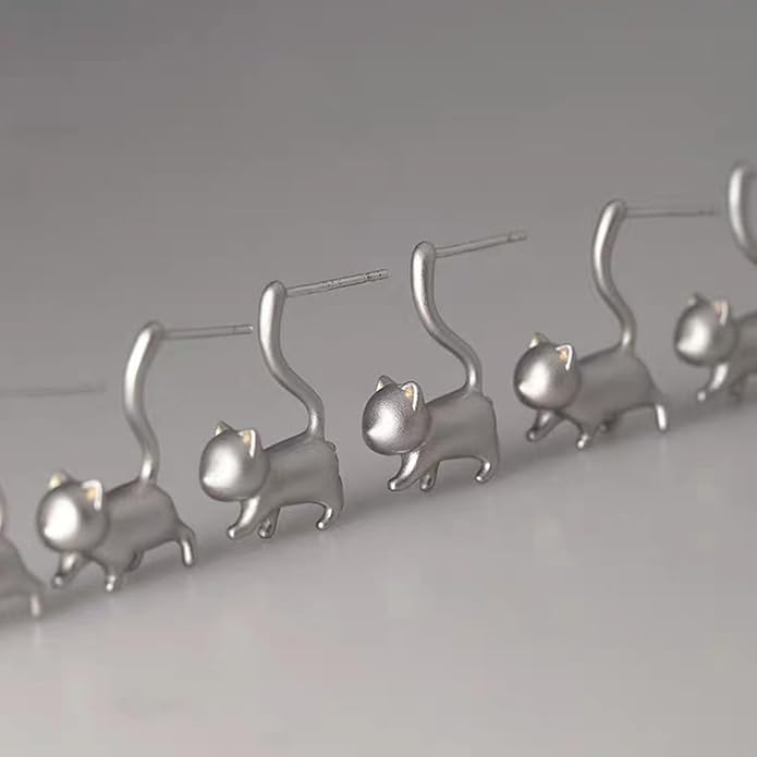 Cat Earrings for Women Trendy Stuff Mothers Day Gifts Funny Animal Stud Earrings Jewelry Gifts for Cat Lovers Birthday Christmas