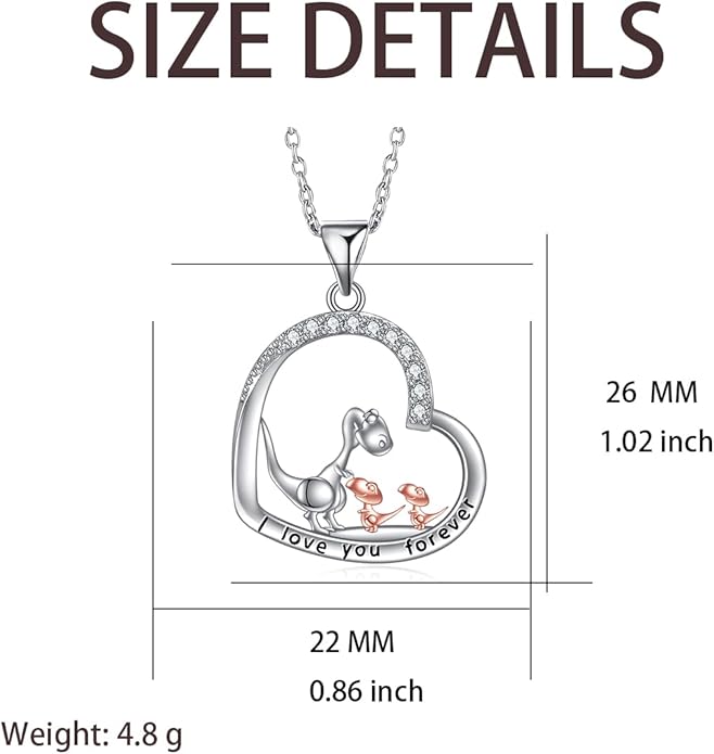 Penguin/Elephant/Frog Mushroom/Cat/Fox/Highland Cow/Axolotl/Yorkie Necklace Jewelry for Women Birthday Christmas Gifts