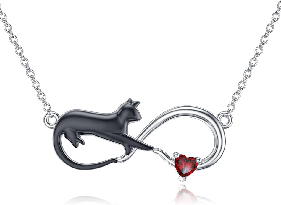 Dorunmo Animal Necklace 925 Sterling Silver Owl/Sloth/Axolotl/Dolphin Necklace Celtic Knot Pendant Birthday Anniversary Animal Jewelry for Women Friends Animals Lover