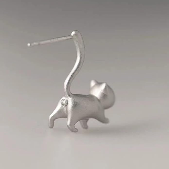 Cat Earrings for Women Trendy Stuff Mothers Day Gifts Funny Animal Stud Earrings Jewelry Gifts for Cat Lovers Birthday Christmas