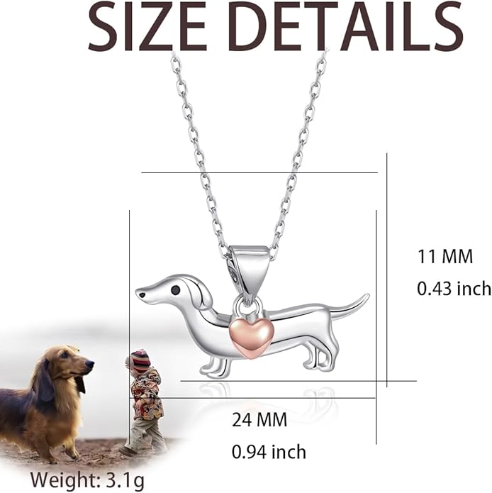 Penguin/Elephant/Frog Mushroom/Cat/Fox/Highland Cow/Axolotl/Yorkie Necklace Jewelry for Women Birthday Christmas Gifts