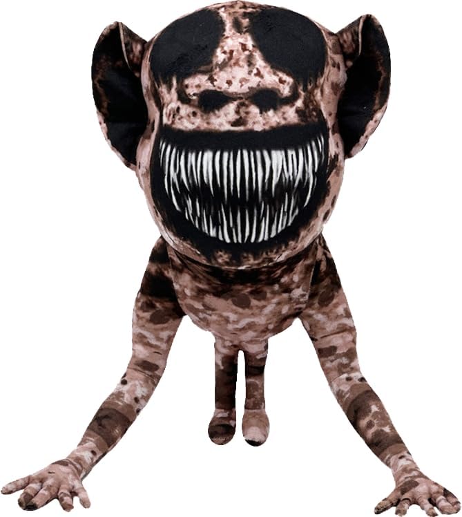 Zoon Nomaly Smile cat Plush Toy,Horror Game Plush Toy Makes a Great Gift for Fans and Friends Pillow Cosplay Cute Fans Collection Gift（Monster-Monkeys）