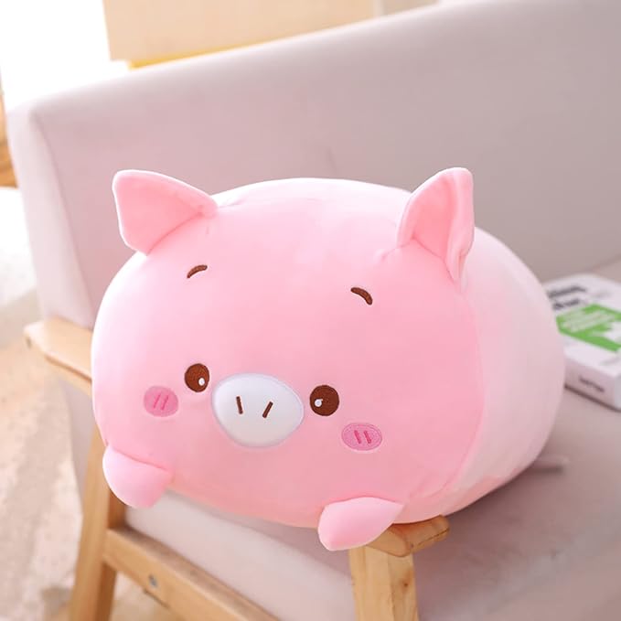 Cute Plush Squishy Animal Pig, Super Soft Hugging Toy, Kids Kawaii Sleeping Pillow, 8-Inch