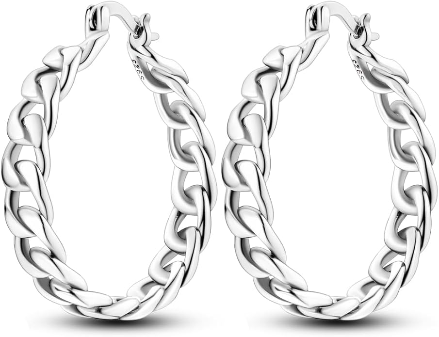 NARMO 925 Sterling Silver Hoop Earrings for Women Hypoallergenic Lightweight Simple Huggie Hoop Earrings Twisted Hoop Earrings Colorful Cubic Zirconia Hoop Earrings Rainbow Hoop Earrings