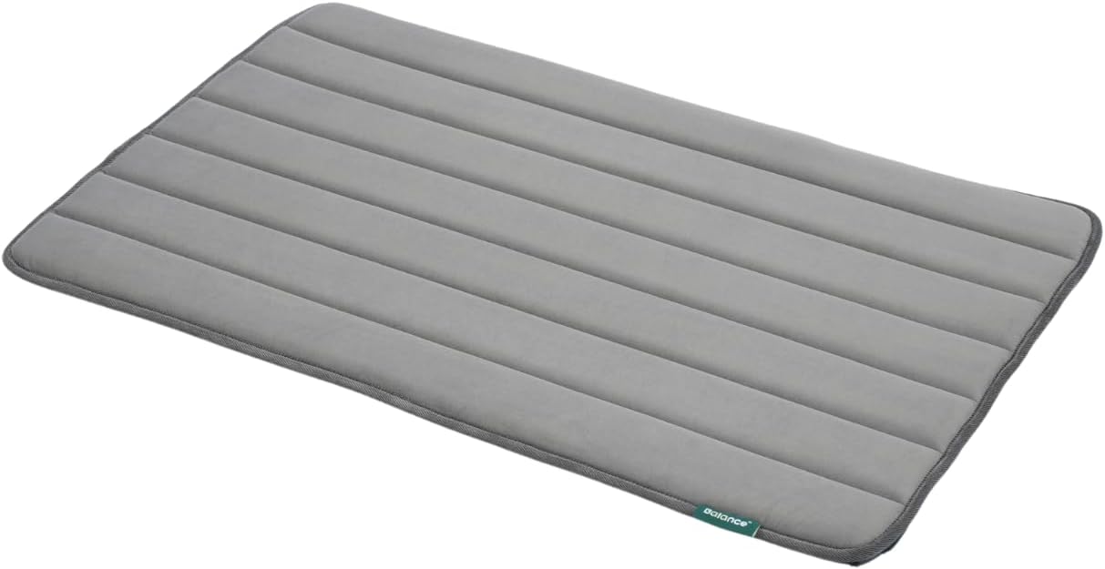 BALANCE Dog Crate Pad, Dog Foam Crate Mat Kennel Pad, Washable Water-Resistant Pet Bed Flat Dogs Cage Mat for Large Dogs
