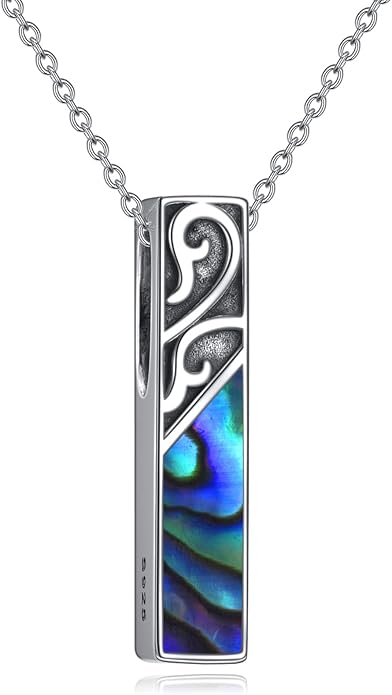 TIGER RIDER Urn Necklace for Ashes for Women 925 Sterling Silver Cremation Jewelry for Ashes