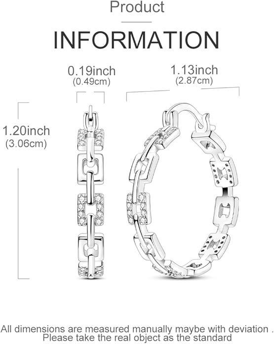 NARMO 925 Sterling Silver Hoop Earrings for Women Hypoallergenic Lightweight Simple Huggie Hoop Earrings Twisted Hoop Earrings Colorful Cubic Zirconia Hoop Earrings Rainbow Hoop Earrings