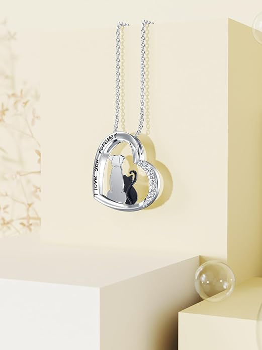 Dorunmo Animal Necklace 925 Sterling Silver Owl/Sloth/Axolotl/Dolphin Necklace Celtic Knot Pendant Birthday Anniversary Animal Jewelry for Women Friends Animals Lover