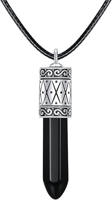 TIGER RIDER Urn Necklace for Ashes for Women 925 Sterling Silver Cremation Jewelry for Ashes
