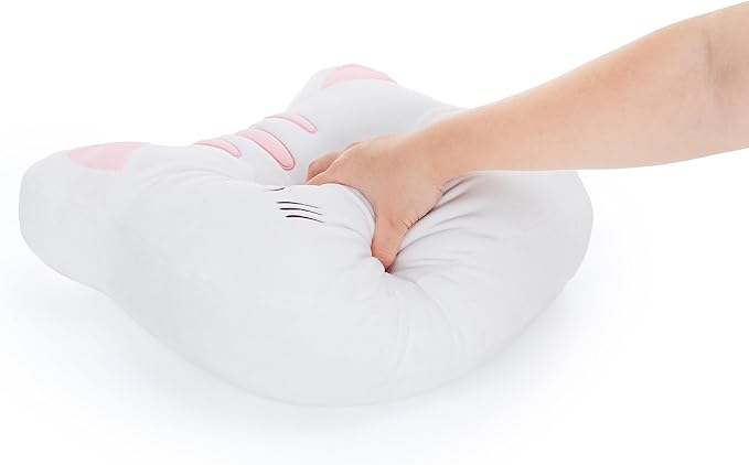 Lazada Kids Pillow White Cat Plush Pillows Toy Soft Gift Baby Girl Gifts White 15 Inches…