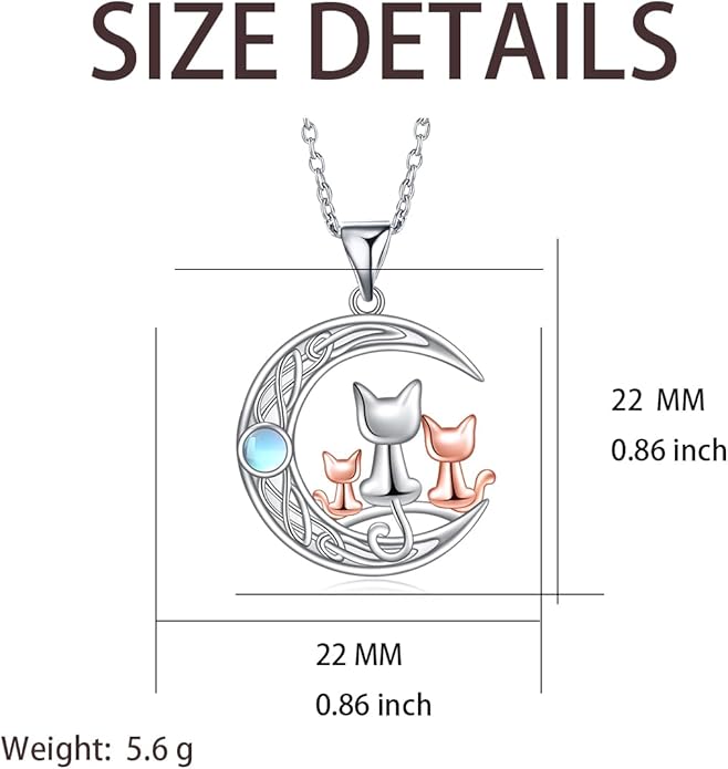 Penguin/Elephant/Frog Mushroom/Cat/Fox/Highland Cow/Axolotl/Yorkie Necklace Jewelry for Women Birthday Christmas Gifts