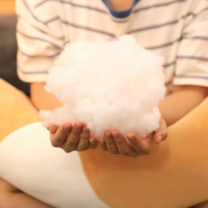 Long Yellow Cat Plush Pillow Toy Sleeping Pillow Cute Cartoon Cat Stuffed Animals Soft Long Body Pillow Gift for Kids (19.68in)