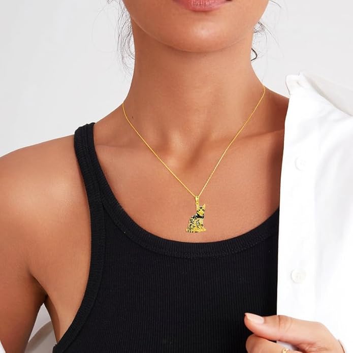 Cat Necklaces 13 Breeds of Cats Necklaces S925 Sterling Silver Cat Pendant for Women