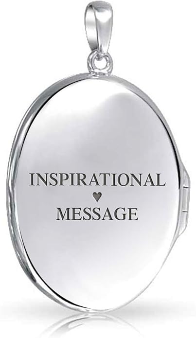 Personalized Custom Engraved Holds Picture Vintage Antique Style Simulated Black White Onyx Sitting Kitten Oval Cat Cameo Photo Locket Pendant Necklace For Women Teen .925 Sterling Silver