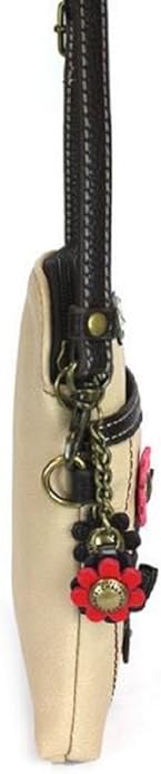 CHALA Cell Phone Crossbody Purse-Women PU Leather/Canvas Multicolor Handbag with Adjustable Strap