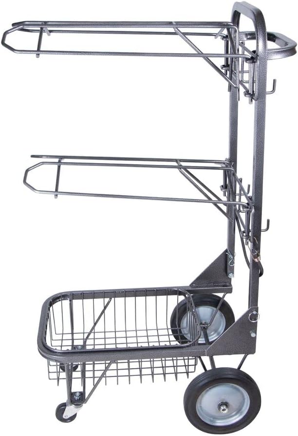 Pro Series Saddle & Tack Cart | Holds English & Western Saddles | Ample Storage | Easy Transport & Storage | Durable Construction | 7-Year Warranty