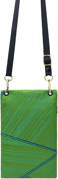 Danny K. Women's Tapestry Crossbody Cell Phone or Passport Purse, Handmade in USA