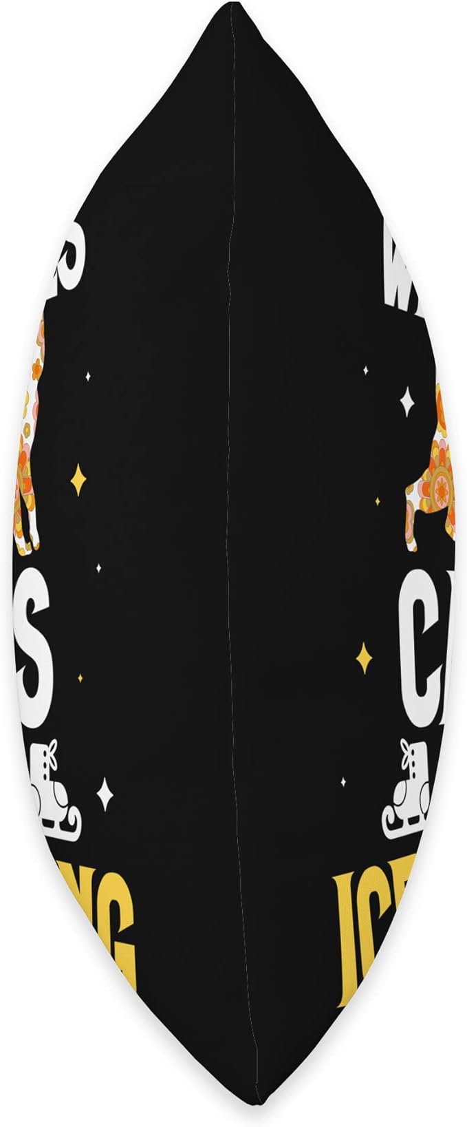 Just a girl who loves cats and ice skating Figure Skating Throw Pillow