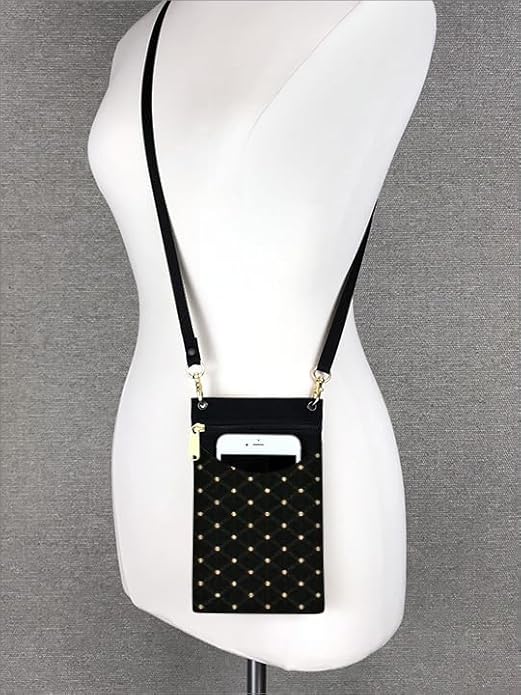 Danny K. Women's Tapestry Crossbody Cell Phone or Passport Purse, Handmade in USA