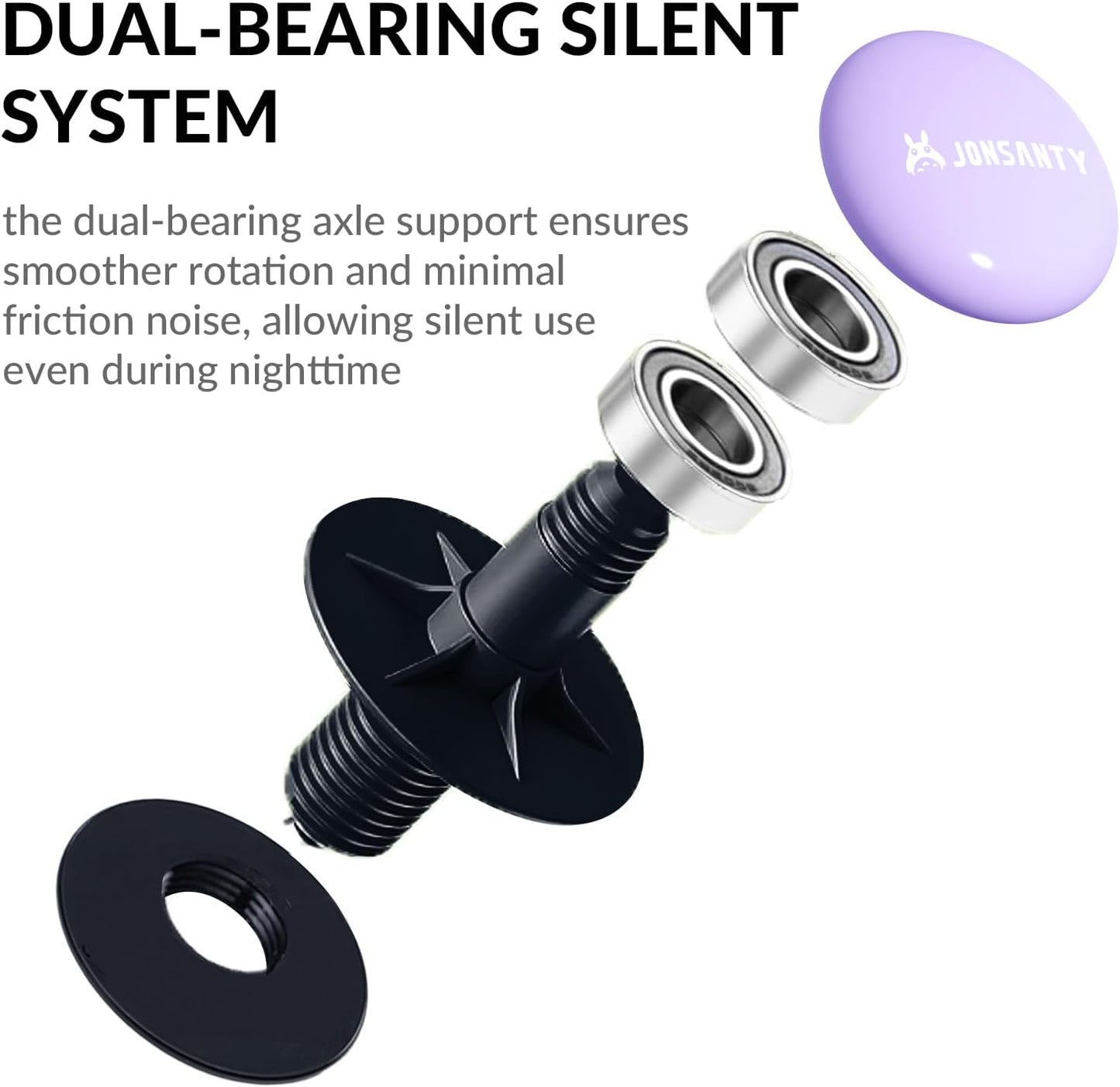 9.5" Silent Hamster Wheel, Non-Slip Track, Exercise, Release Stress, Relieve Anxiety, Adjustable Height Stand, for Syrian Dwarf Hamster, Gerbil, Mice, Other Small Medium Sized Pets, Blue