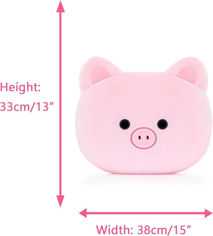 Lazada Kids Pillow Pigs Plush Pillows Toy Soft Gift Baby Girl Gifts Pink 15 Inches…