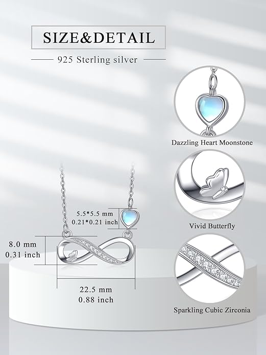 Dorunmo Animal Necklace 925 Sterling Silver Owl/Sloth/Axolotl/Dolphin Necklace Celtic Knot Pendant Birthday Anniversary Animal Jewelry for Women Friends Animals Lover