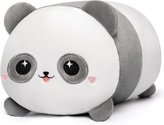 Panda Plush, Cute Panda Plushies Toy, Soft Plushie Cuddle Pillow, Anime Plushie Doll, Cute Stuff Toys Gift for Girls, Boys and Males (16 Inch)