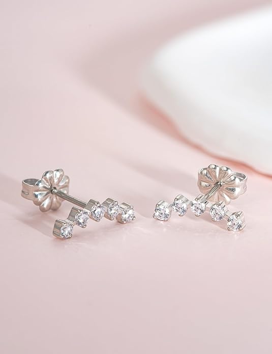 Limerencia G23 Pure Titanium Hypoallergenic Earrings | F136 Implant Grade Titanium Jewelry for Sensitive Ears