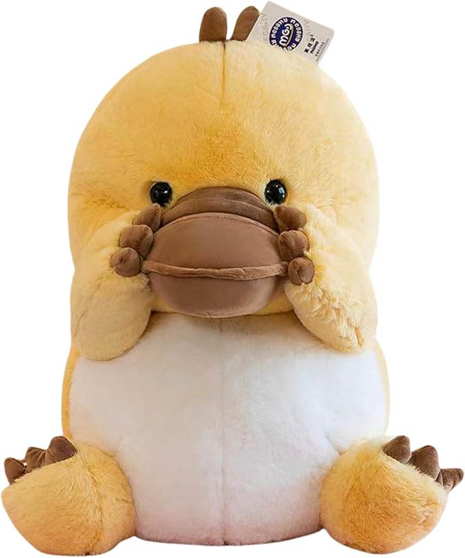 Ryttir 11.8" Chubbier Large Duck Stuffed Animal,Soft Duck Plush Stuffed Duck Pillow for Kids and Adults - Perfect Christmas Décor Duck Gifts for Cuddling and Room Decoration