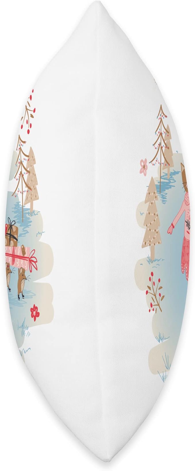 Ice Skating Figure Skating Cute Kitty Cat Women Girls Teens Throw Pillow