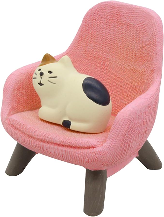 Miniature Cat Figurines Mini Cat Figurines Cute Pink Office Desk Decor Gifts for Women