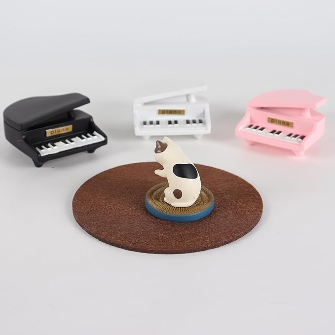 Cat Figurines Miniature Cat Figurines Cat Gifts for Cat Lovers Cute Decor for Home Office