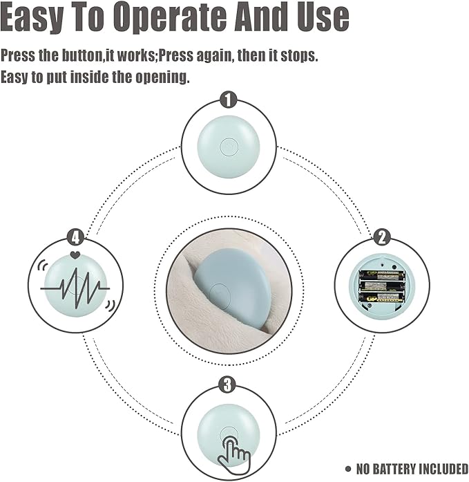 Heartbeat Dog Toy for Puppy- Helps for Dog Anxiety Relief and Calming Aid, Stuffed Animal Anxiety Calming Behavioral Aid Puppy Heartbeat Toy Sleep aid for Dogs Cats Pets