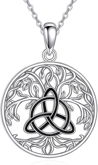 AOBOCO Cat Necklace Sterling Silver Bat Black Cat Quartz Cat Necklace Ghost Pumpkin Pentagram Witch Pendant Necklace Halloween Gifts for Women