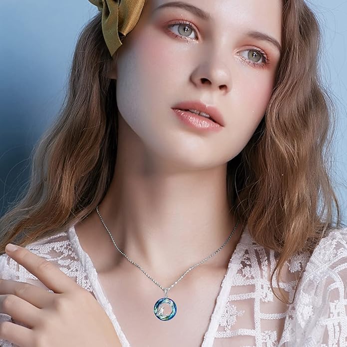 Dreamboat Sterling Silver Cat Necklace for Women Crystal Necklace Cute Animal Necklace Kitten Necklace Cat Pendant Friendship Cat Jewelry Gifts