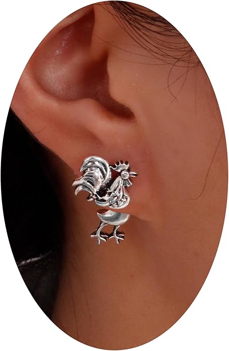 Frog Earrings for Women Mothers Day Gifts Vintage Frogs Shaped Stud Earrings Funny Cute 3D Animal Earrings Jewelry Gifts