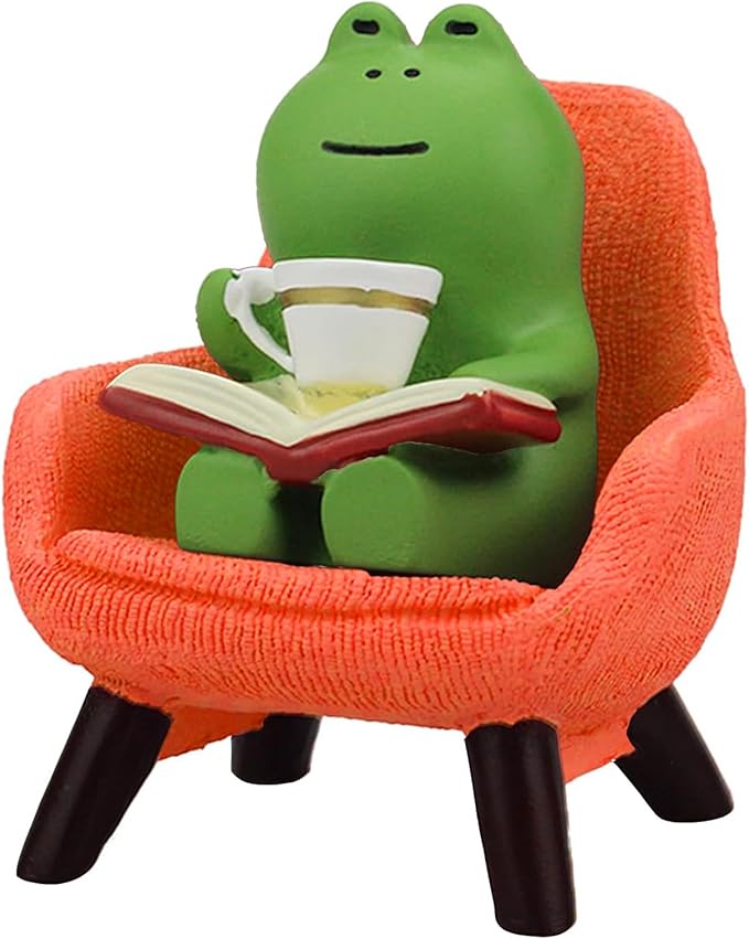 Miniature Frog Figurines Frog Figurine Frog Decor Desk Accessories for Home Office