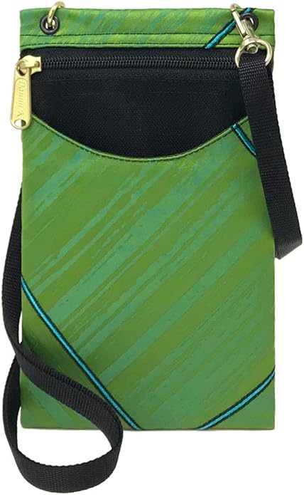 Danny K. Women's Tapestry Crossbody Cell Phone or Passport Purse, Handmade in USA